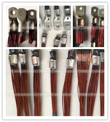 電機引線焊接機 熱熔機 銅線和端子相熔接為整體 - 中頻點焊機 - 1